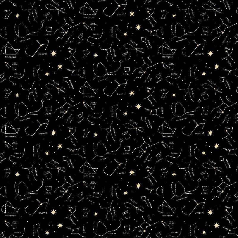Figo Fabrics Celestial Constellations Fabric