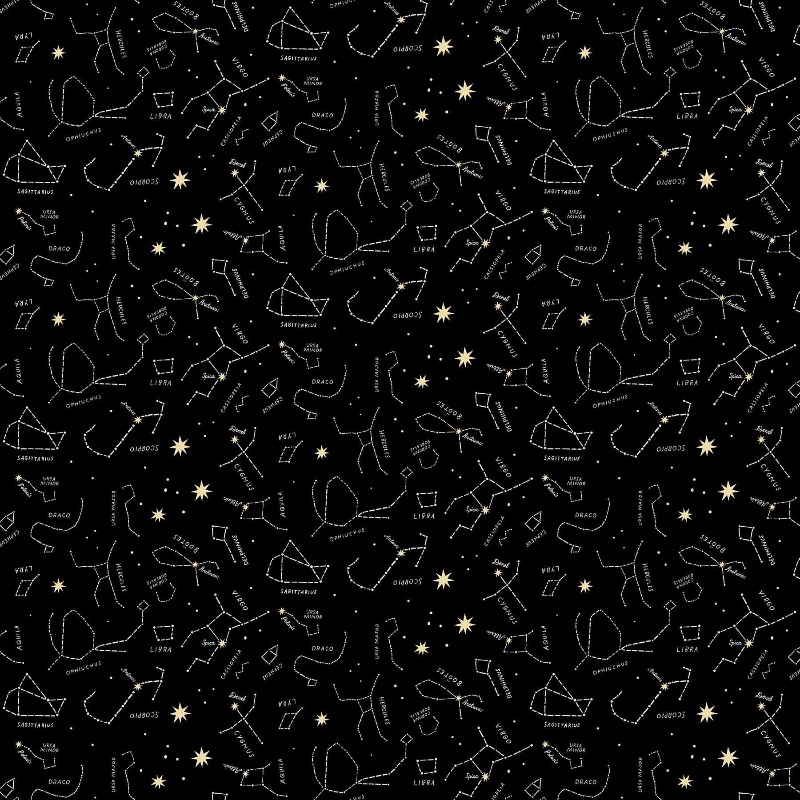 Figo Fabrics Celestial Constellations Fabric