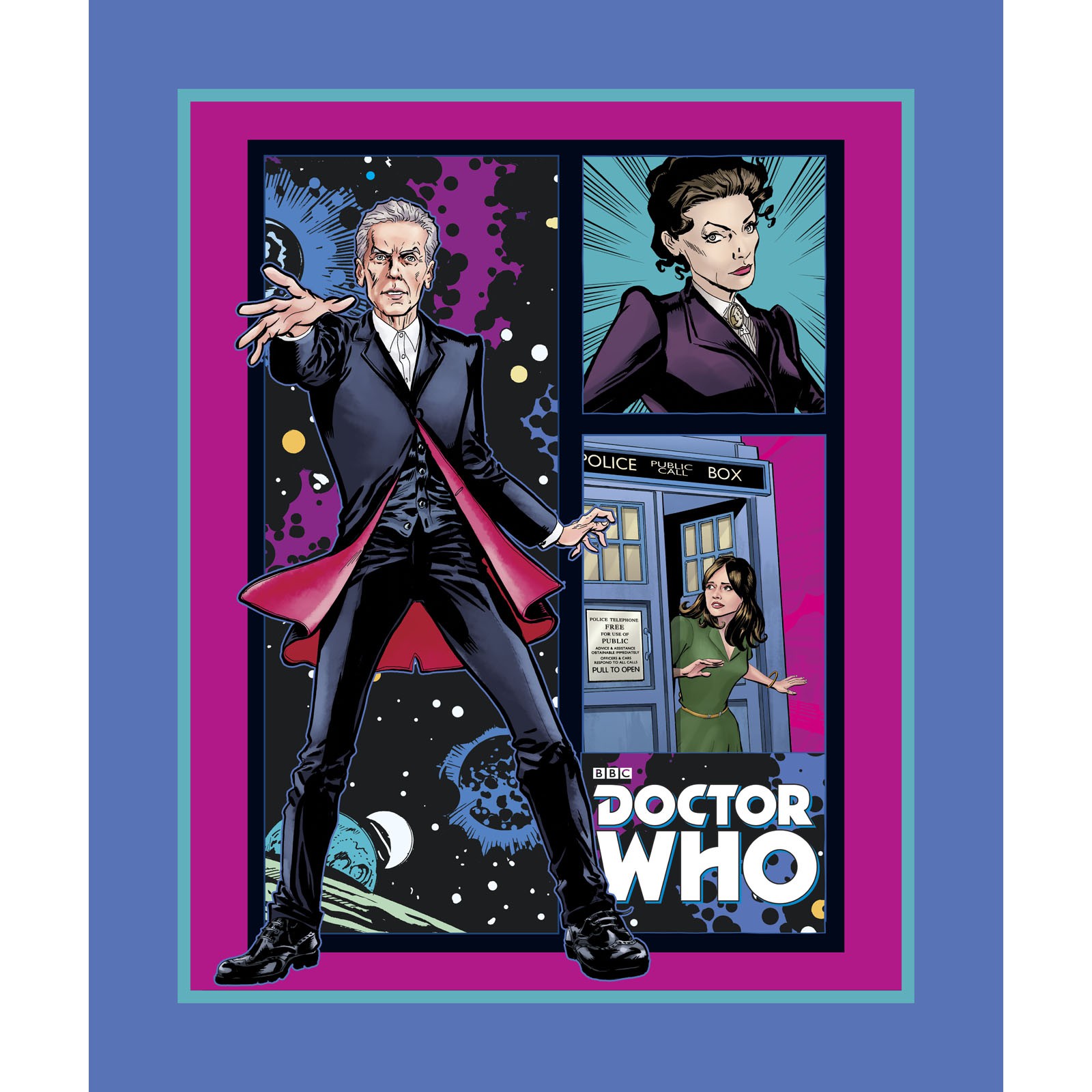 Doctor Who Fabric Panel