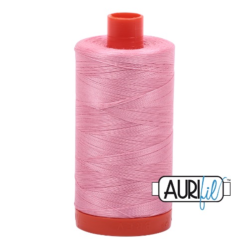 Aurifil 50 1300m 2425 Bright Pink Cotton Thread