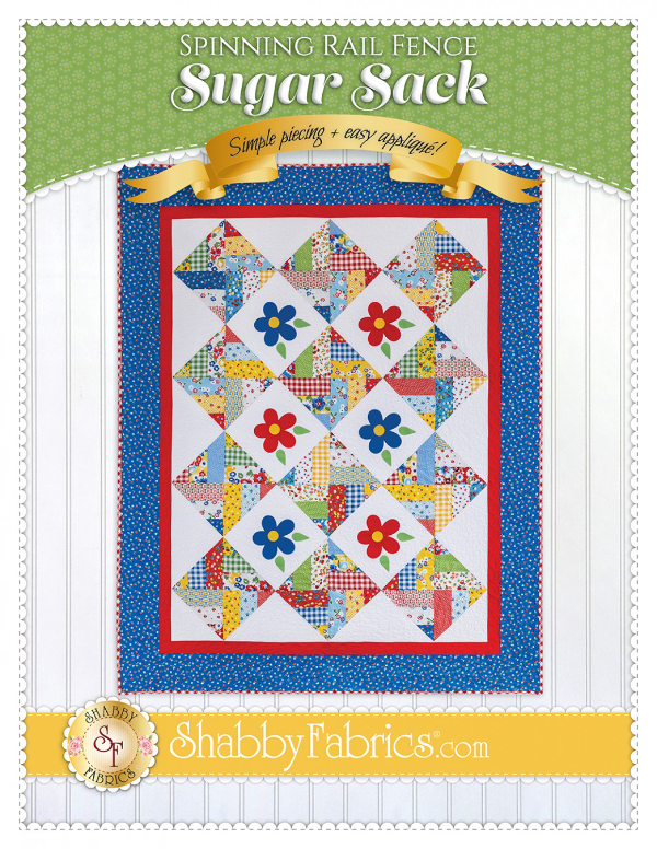 Spinning Rail Fence - Sugar Stack Quilt Pattern