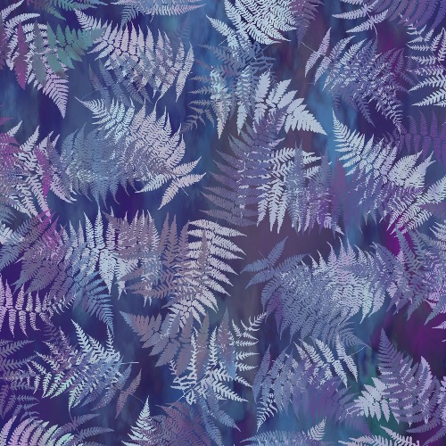 Garden of Dreams Fabric - Deep Purple