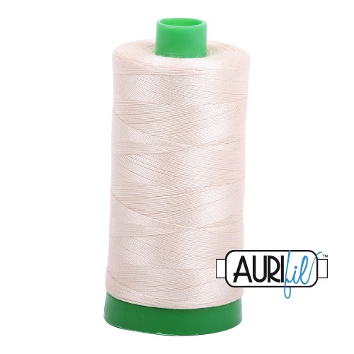 Aurifil 40 1000m 2310 Light Beige Cotton Thread