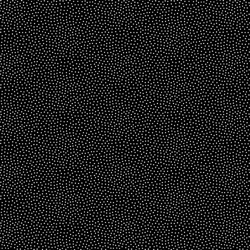 Makower Freckle Dot Black and White Fabric 9436/X