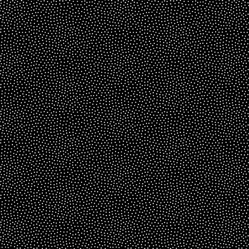 Makower Freckle Dot Black and White Fabric 9436/X