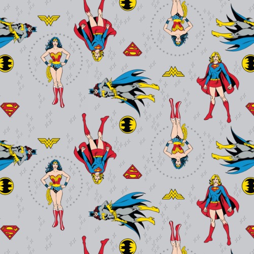 DC Girl Power Comics Fabric