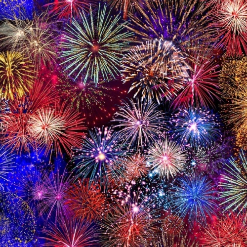 Celebration Fireworks Fabric