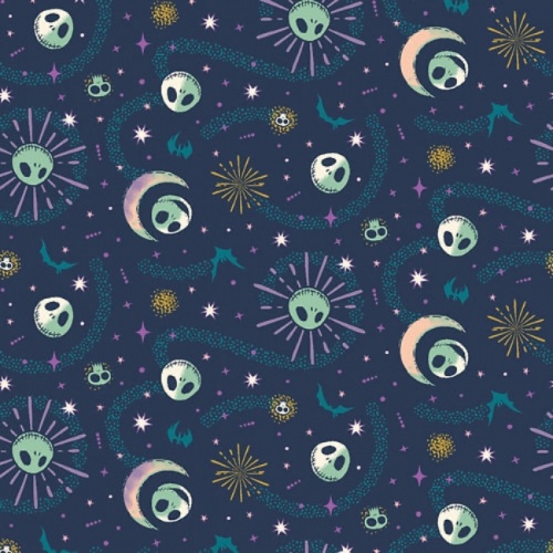 Nightmare Before Christmas Fabric - Packed Celestial Jack