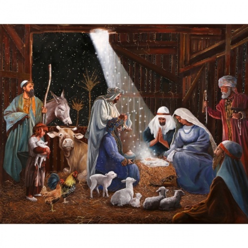 Christmas Nativity Panel