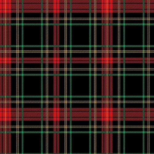 Red and Green Plaid Christmas Fabric