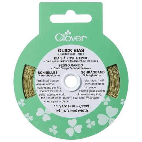 Clover Fusible Gold Quick Bias 6mm x 10m