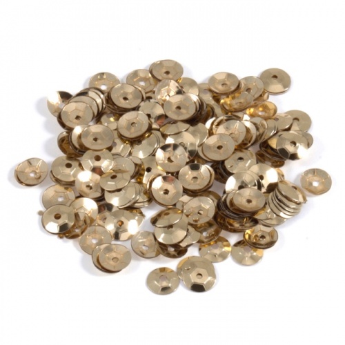 Sequins Cup 5mm Gold