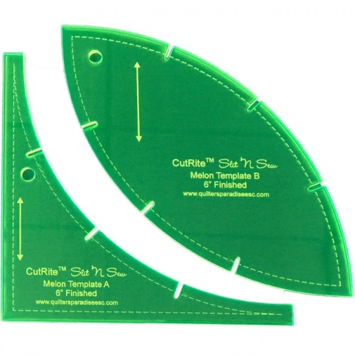 CutRite Slit N Sew Melon 6 Inch Finished Template