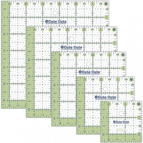 Lori Holt Cute Cuts Square Ruler Set