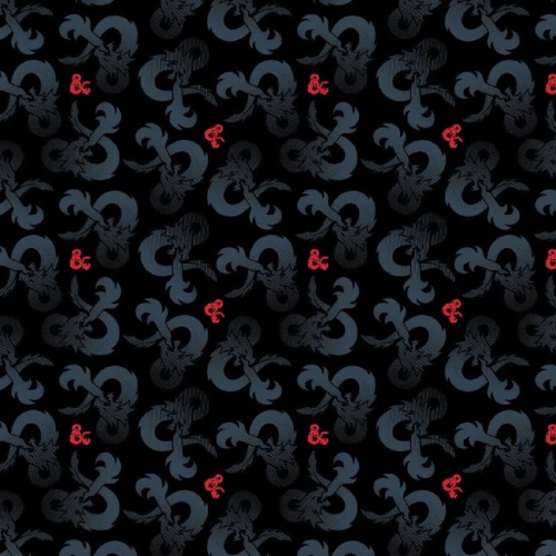 Ampersand Dragon - Dungeons & Dragons Fabric