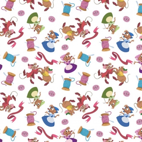 Disney Princess Mice and Findings Fabric