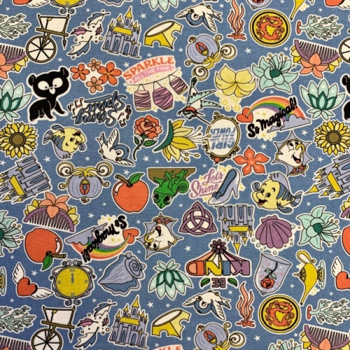 Disney Princess Sticker Pack Fabric