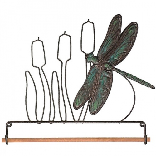 7.5in Dragonfly Quilt Hanger with Dowel