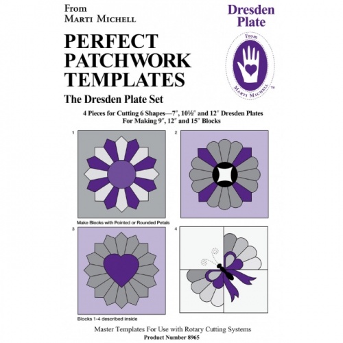 Dresden Plate | Perfect Patchwork Templates | Marti Michell