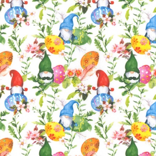 Easter Gnomes Fabric