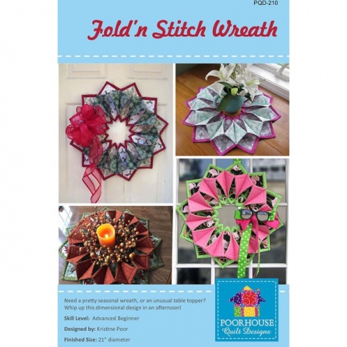 Fold'N Stitch Wreath Pattern