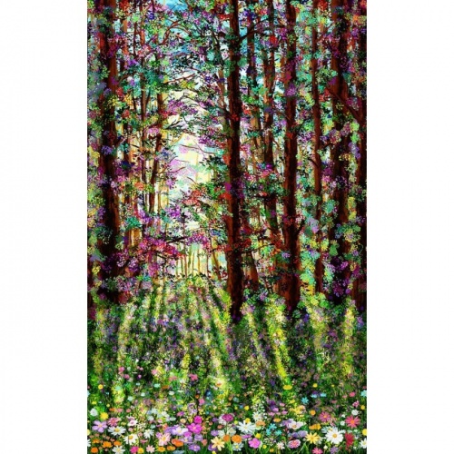 Forest Into The Meadow Panel