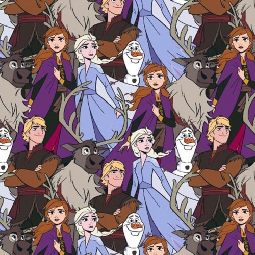 Frozen Friends Packed Fabric