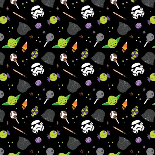 Star Wars Galactic Halloween Fabric