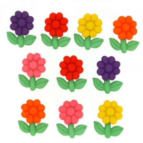 Garden Gems Button Embellishments