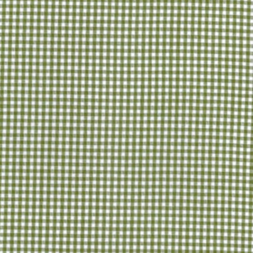 Green - Gingham Check Fabric