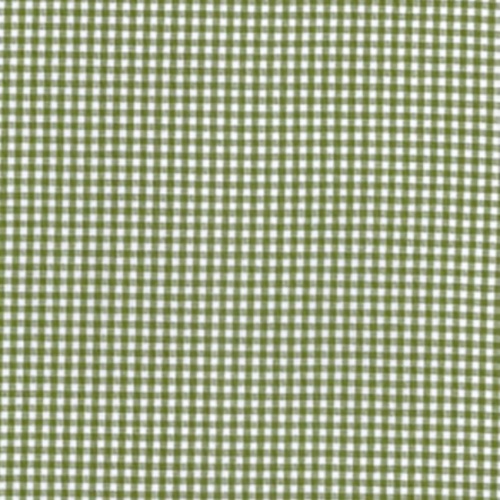 Green - Gingham Check Fabric