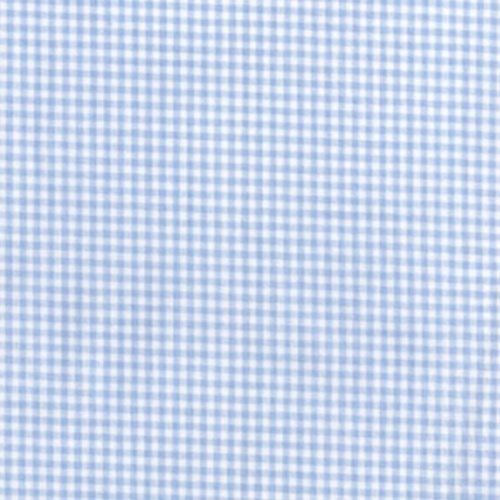 Pale Blue - Gingham Check Fabric