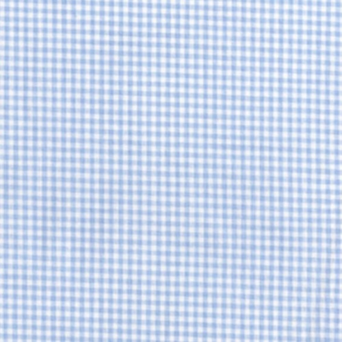 Pale Blue - Gingham Check Fabric