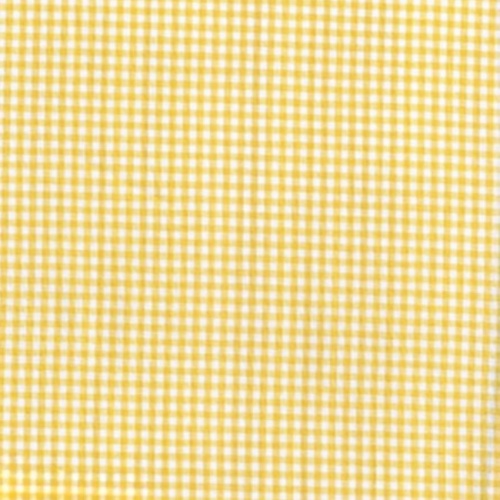 Yellow - Gingham Check Fabric