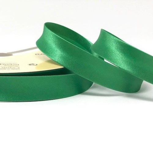 Emerald Green Satin Bias 18mm