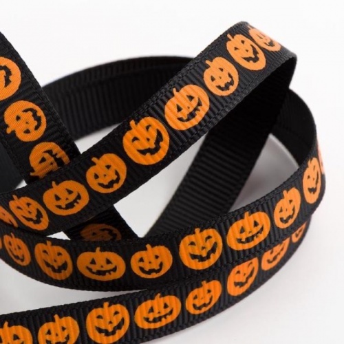 Pumpkins Halloween Grosgrain Ribbon 5m