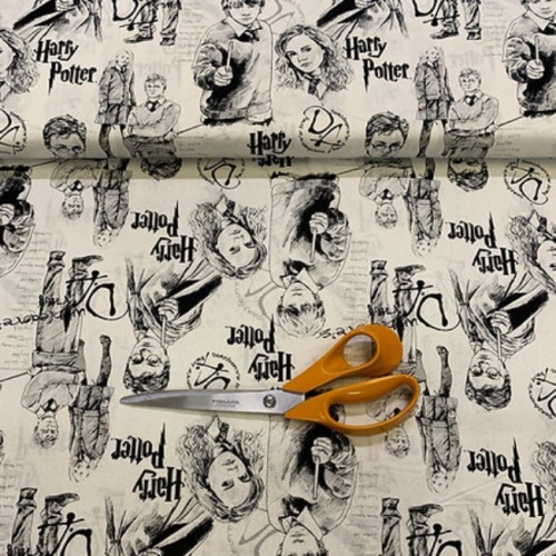 Harry Potter Character Sketch Fabric