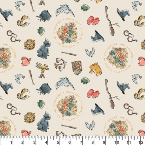 Harry Potter Hogwarts Accessories Fabric