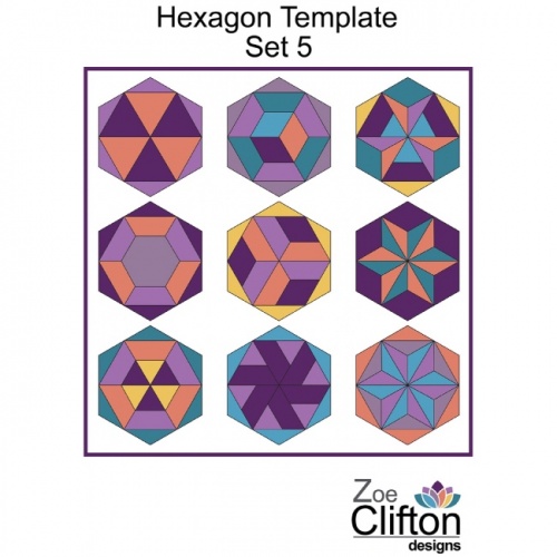 Hexagon Template Set no. 5