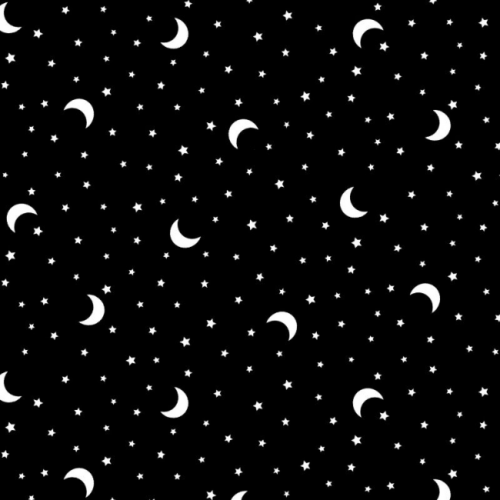 FB Hocus Pocus Boo Moon Glow In The Dark Fabric