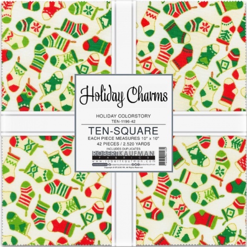 Holiday Charms Holiday Layer Cake with Metallic