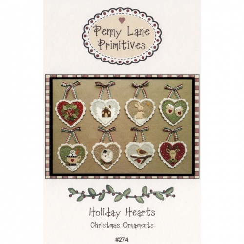 Holiday Hearts - Christmas Ornaments Pattern