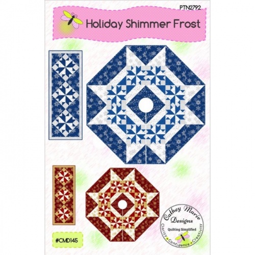 Holiday Shimmer Frost Tree Skirt Pattern