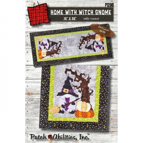 Home With Witch Gnome Pattern