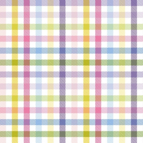 Hoppy Hunting Easter Plaid Fabric