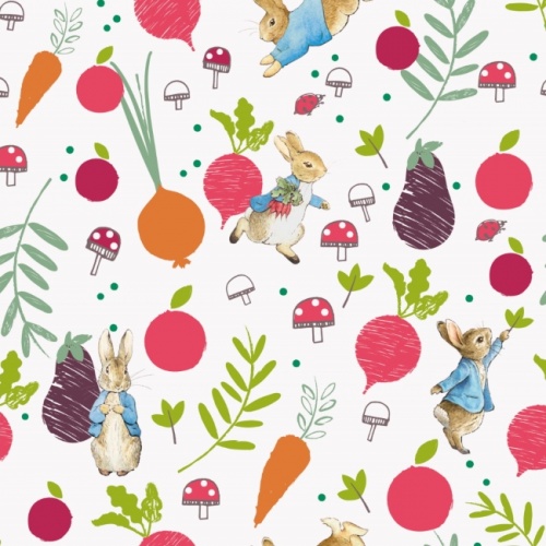 In The Veg Garden - Peter Rabbit Fabric