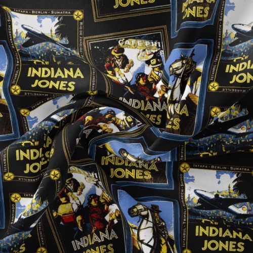 Adventure Card Stack - Indiana Jones Fabric