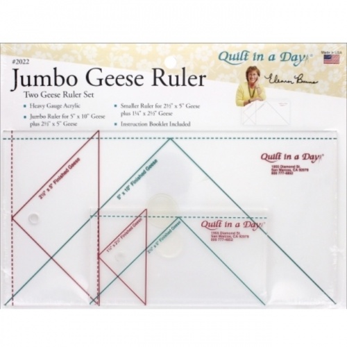 Jumbo Flying Geese | Ruler Set 2pcs