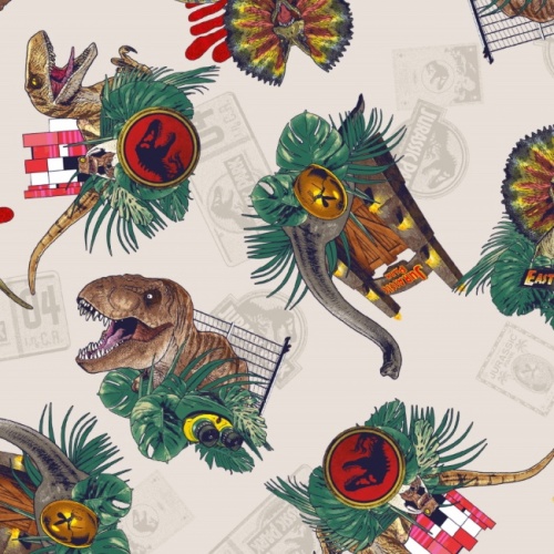 Jurassic Park Fabric - Dinosauria