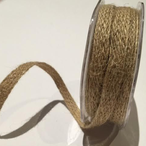 Hessian Jute Natural Ribbon 10mm